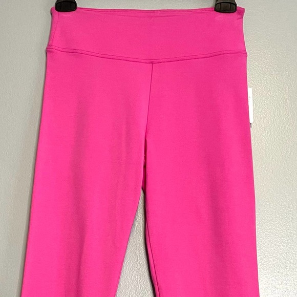 J Crew Pink Cotton Stretch Cropped Everyday Leggings Pants NEW XS - Picture 2 of 5